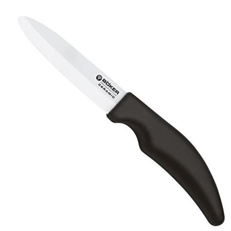 Boker 375 Rounded Tip Utility Kitchen Knife White Ceramic Blade