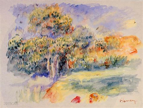 Testclod Paysages Aquarelle De Pierre Auguste Renoir
