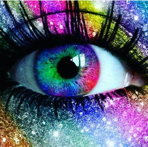 Pin By Nicole Johnson On Artwork Rainbow Eyes Rainbow Eye Art