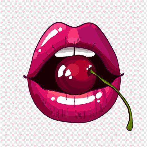 Poison Ivy Batman Kiss Lips Tongue Clipart