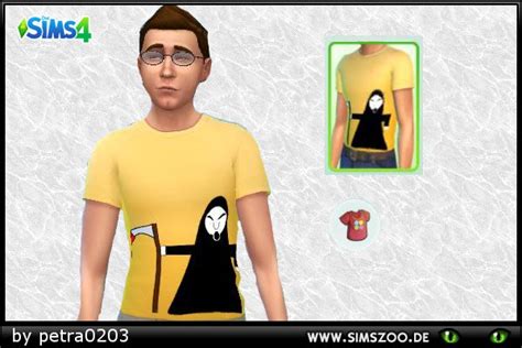 Blackys Sims 4 Zoo Halloween Shirt By Petra0203 Sims 4 Downloads