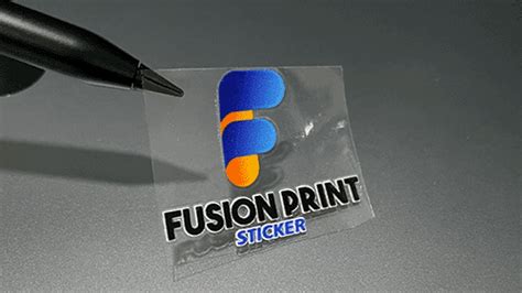 Fusion Print Uv Dtf Sticker 580 X 100 Mm Fusion Print