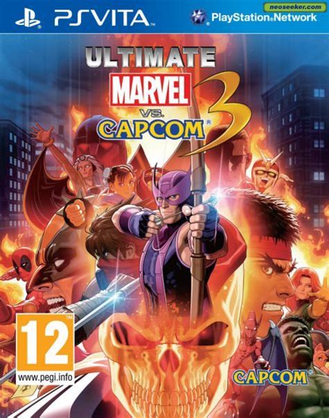 Ultimate Marvel Vs Capcom 3 Vita Front Cover