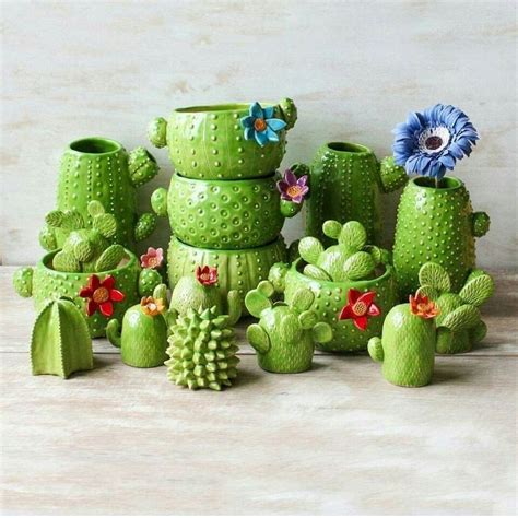 40 Dazzling Yet Beautiful Diy Cactus Pots That Everyone Can Make