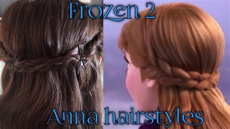 Anna Hairstyle Frozen 2 Anna Braid Tutorial Disney Princess Hair By