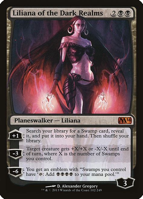 Liliana Of The Dark Realms · Magic 2014 M14 102 · Scryfall Magic