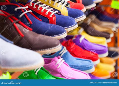 Lots Of Sport Shoes Stock Image Image Of Stiletto Showcase 42185451