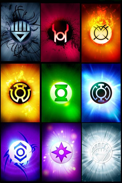 The Various Lantern Ring Designs Super Cool Green Lantern Lanterns