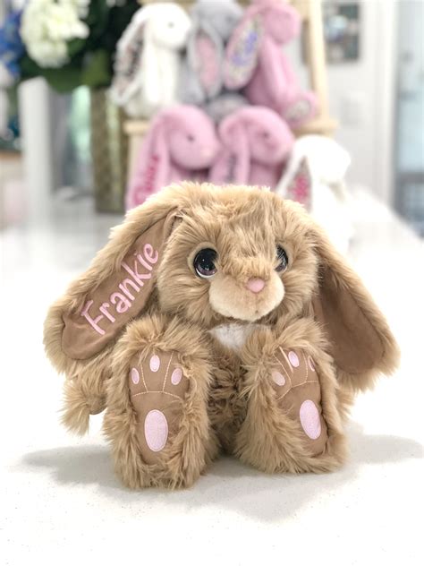 Personalised Snuggle Bunny Brown From My Teddy