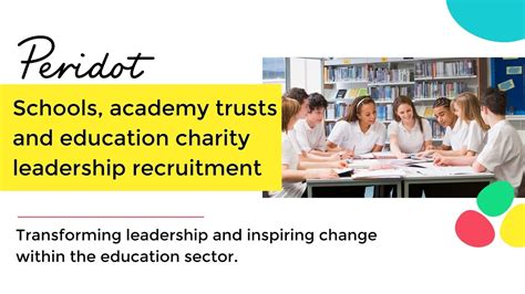 Schools Academy Trusts And Education Charity Leadership Recruitment