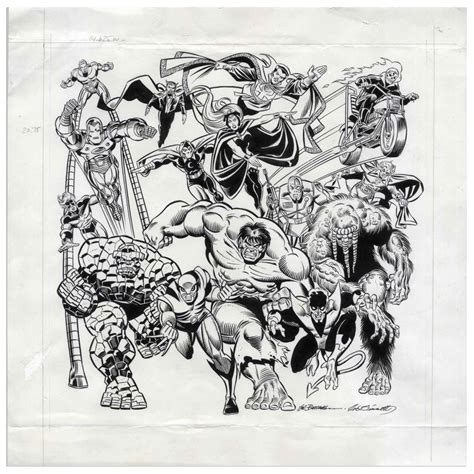 Sell Your Original Sal Buscema Comic Art At Nate D Sanders Auctions
