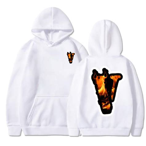 Vlone X Palm Angels Fire Hoodie For Men And Women Vlone Shop