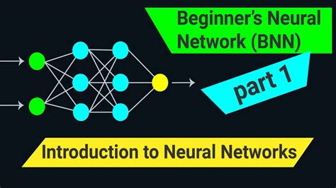 Introduction To Neural Networks Beginner S Neural Network BNN Part YouTube