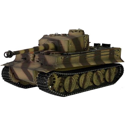 Taigen Hand Painted Rc Tanks Full Metal Upgrade Tiger 360 Turret