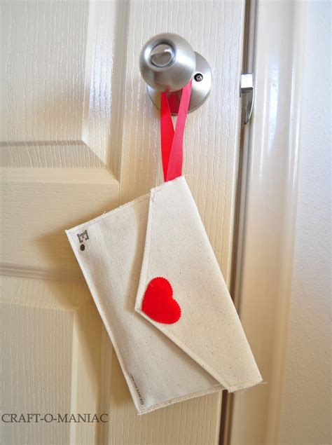 Diy Valentine Fabric Envelopes And Use Them For A Valentine Advent