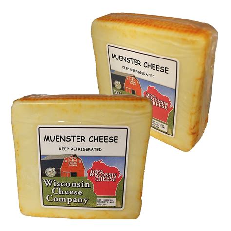 Muenster Cheese Blocks 2 Pounds Best Of Wisconsin Shop