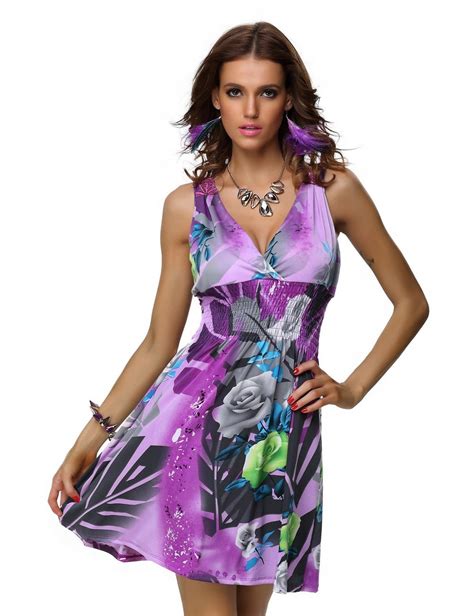 1pcslot Fashion New Sexy Women Pretty Print Dress Casual Dress Summer