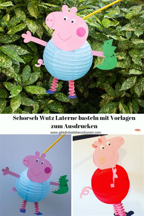 Basteln vorlagen kostenlos ausdrucken frisch tannenbaum eule vorlage zum ausdrucken als pdf kribbelbunt. Schorsch Wutz Laterne basteln mit Vorlagen zum Ausdrucken ...