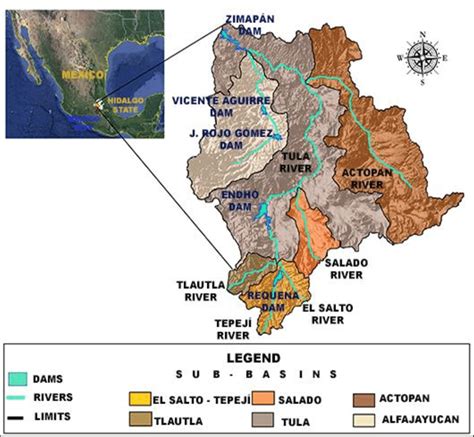 Mezquital Valley Basin Located In The Central Mexican Plateau Major
