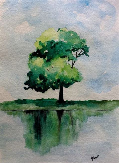 11 Watercolor Landscape 80 Easy Watercolor Painting Ideas For