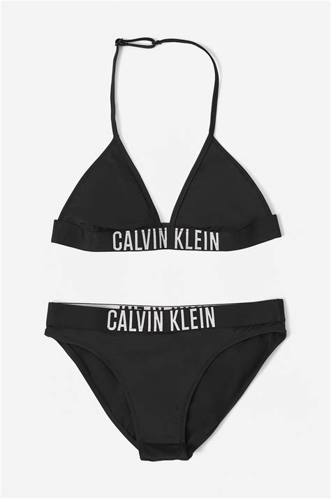 Calvin Klein Bikini Triangle Bikini Set Sort Bikinier Ellosdk