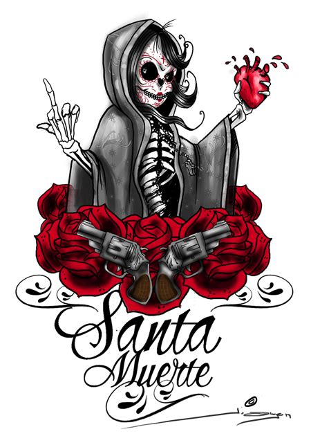 Santa muerta | Skull artwork, Calaveras art, Skulls drawing png image
