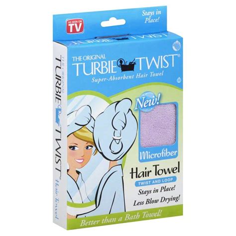 Turbie Twist Hair Towel Super Absorbent 1 Ct Delivery Or Pickup Near