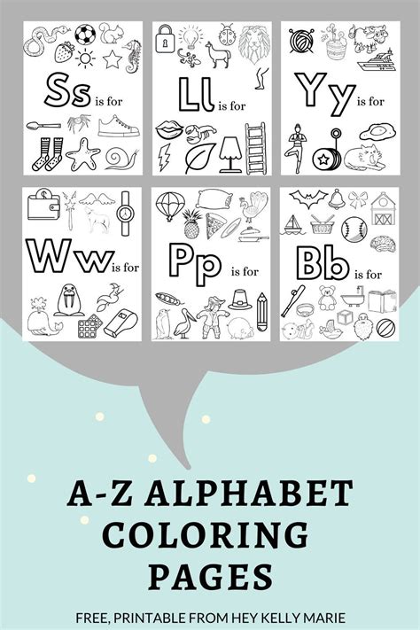 Free Printable Alphabet Coloring Pages Hey Kelly Marie Alphabet