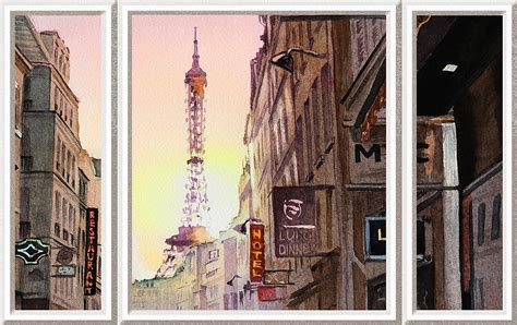 Window To Paris Painting By Irina Sztukowski Pixels