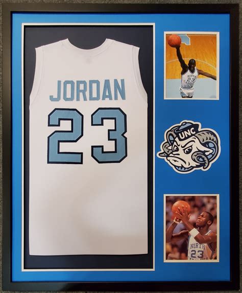 Michael Jordan 34x42 Custom Framed Jersey Display Pristine Auction