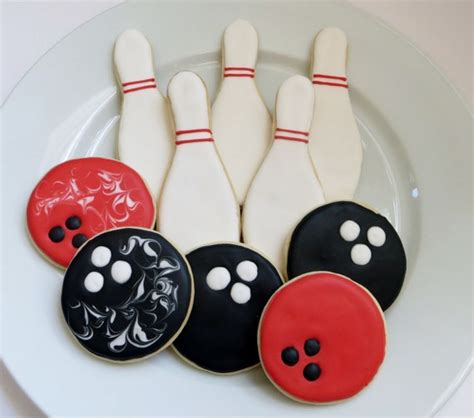 Items Similar To Bowling Ball And Bowling Pin Decorated Cookies1 Dozen