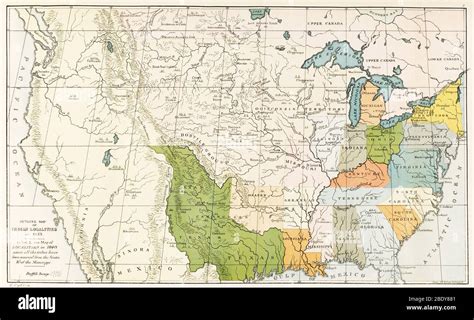 Native American Tribes Map Eastern Hi Res Stock Photography And Images