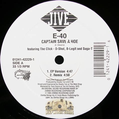 E 40 Captain Save A Hoe Record Rap Music Guide