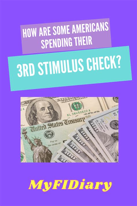 How Are Some Americans Spending Their 3rd Stimulus Checks Myfidiary