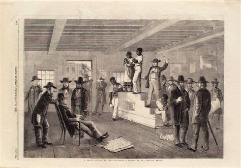 A Slave Auction In Virginia