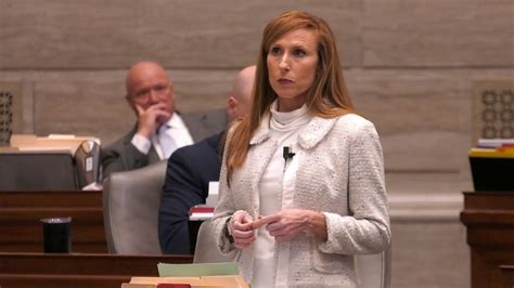 Missouri Sen Holly Thompson Rehder Speaks On Proposed Legislation