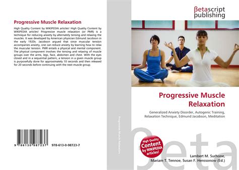 Progressive Muscle Relaxation 978 613 0 98723 7