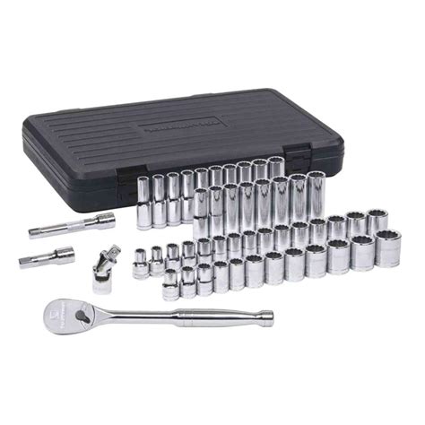 Gearwrench 12 In Drive 12 Point Socket Set 49 Piece 80701 The
