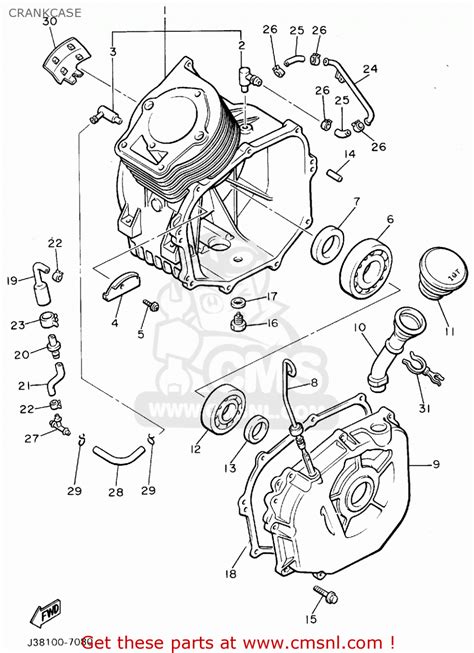 Yamaha at2 125 electrical wiring diagram schematic 1972 here. Yamaha G8 Engine Diagram di 2020