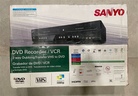 Sanyo Dvd Player Vcr Combo W In Line Recording Fwdv F New Never