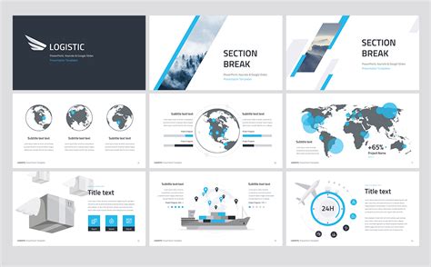 Logistic Powerpoint Template For 20