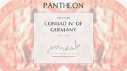 Conrad IV of Germany Biography - 13th century King of Germany | Pantheon