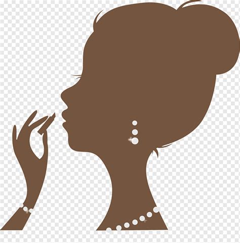Ilustrasi Wanita Siluet Wanita Wanita Kosmetik Wanita Lipstik