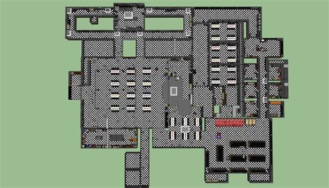 Pin By Artistmcoolis On Fnaf Fan Made Map Layout Minecraft Build Idea