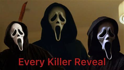 Scream Every Ghostface Reveal Youtube