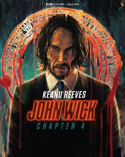John Wick Chapter 4 Limited Edition Steelbook 4k Ultra Hd Blu Ray Free Shipping Over £20
