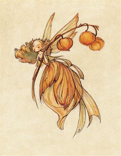 Midsummer Fairies Lantern Art Print Etsy Fairy Drawings Drawings