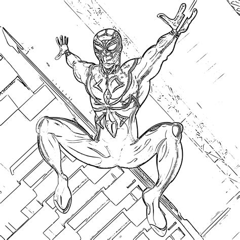 Ultimate Spiderman Miles Morales Coloring Pages (9 Printable Sheets
