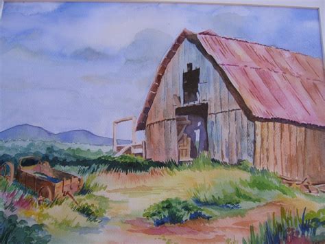 Old Barn Watercolor Paintings At Explore