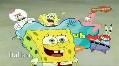 Spongebob Squarepants Theme Songintro In 10 Languages Youtube